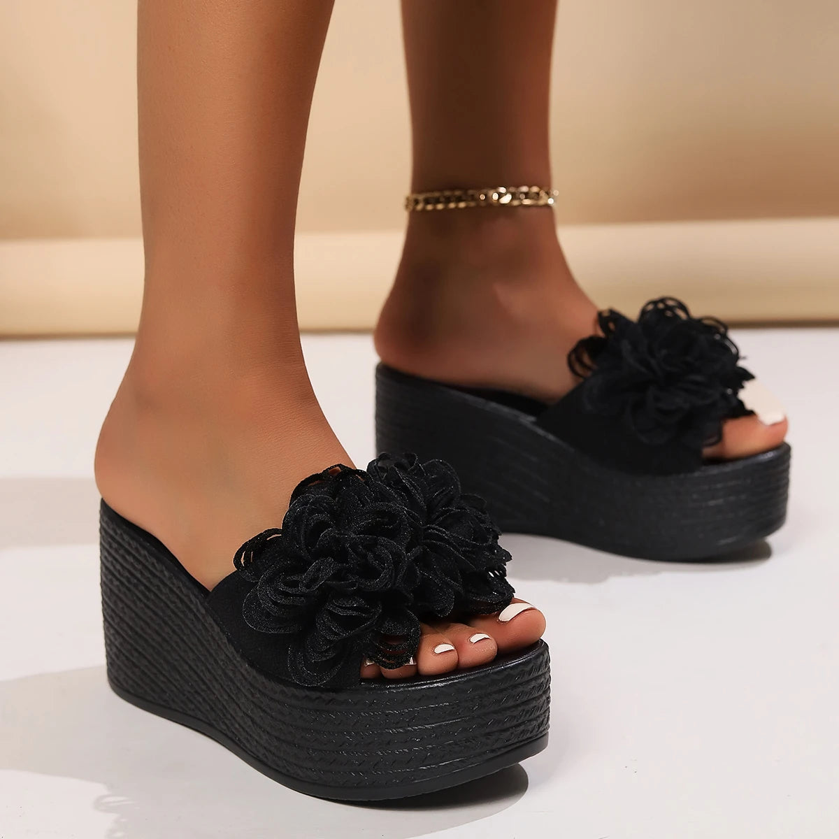 High Heel Slippers