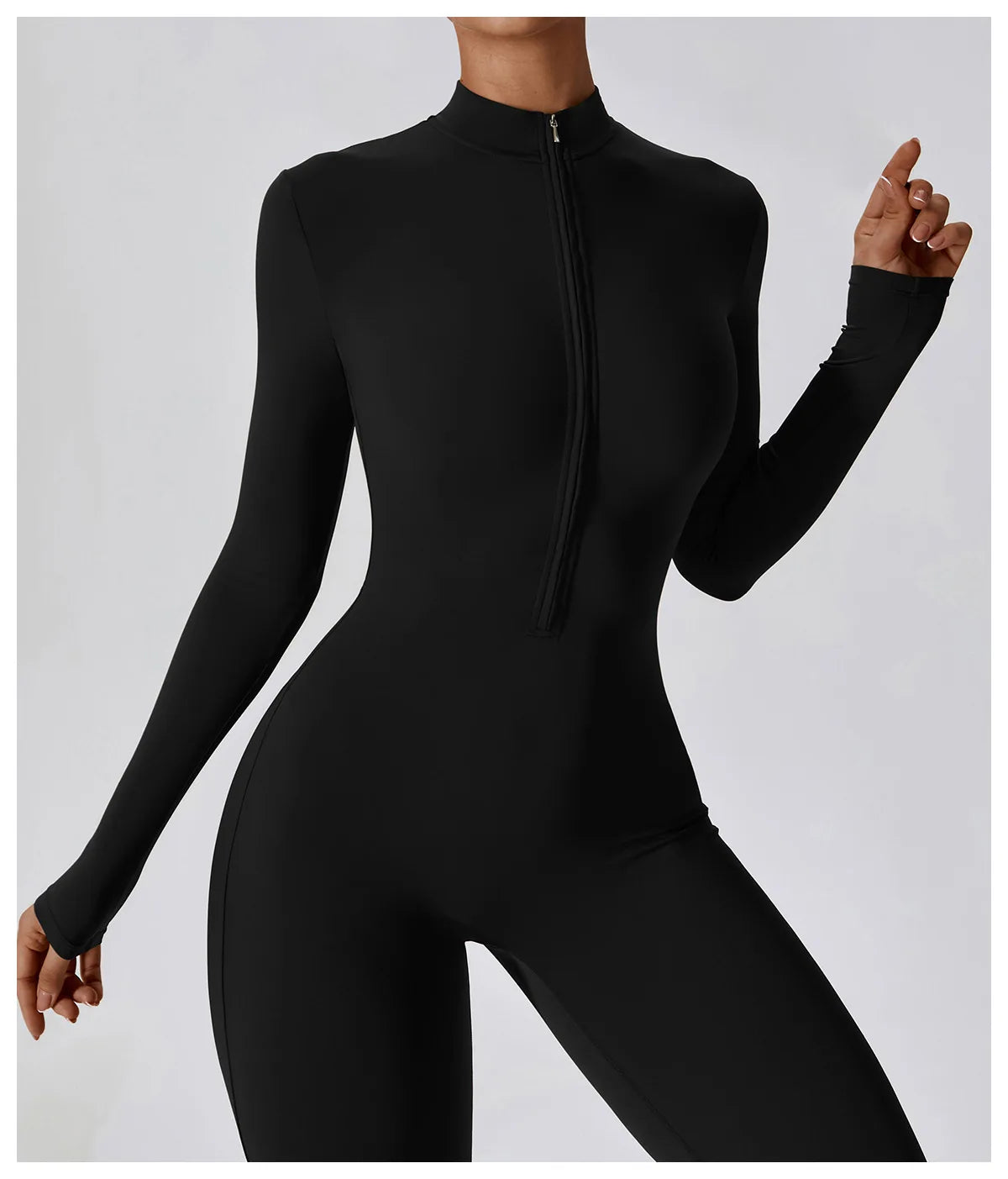 Yoga Zipper Jumpsuits