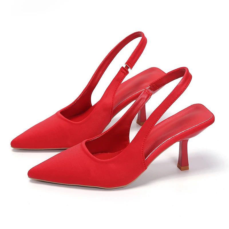 Heels Sandals Pointed Slingback