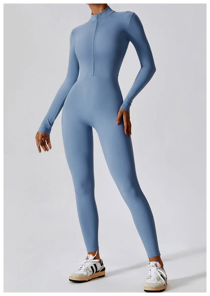 Yoga  Zipper Jumpsuits