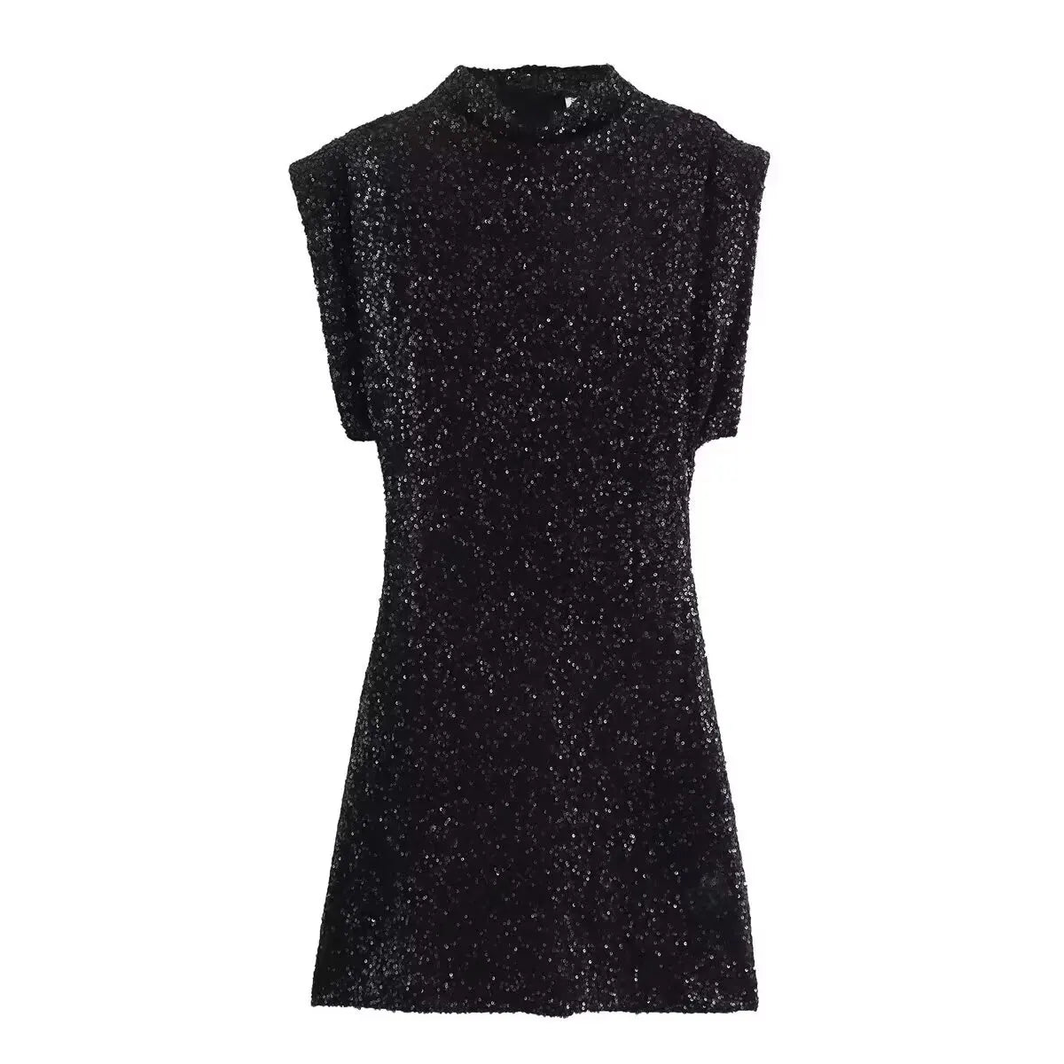 Paillette Silver Party Dress