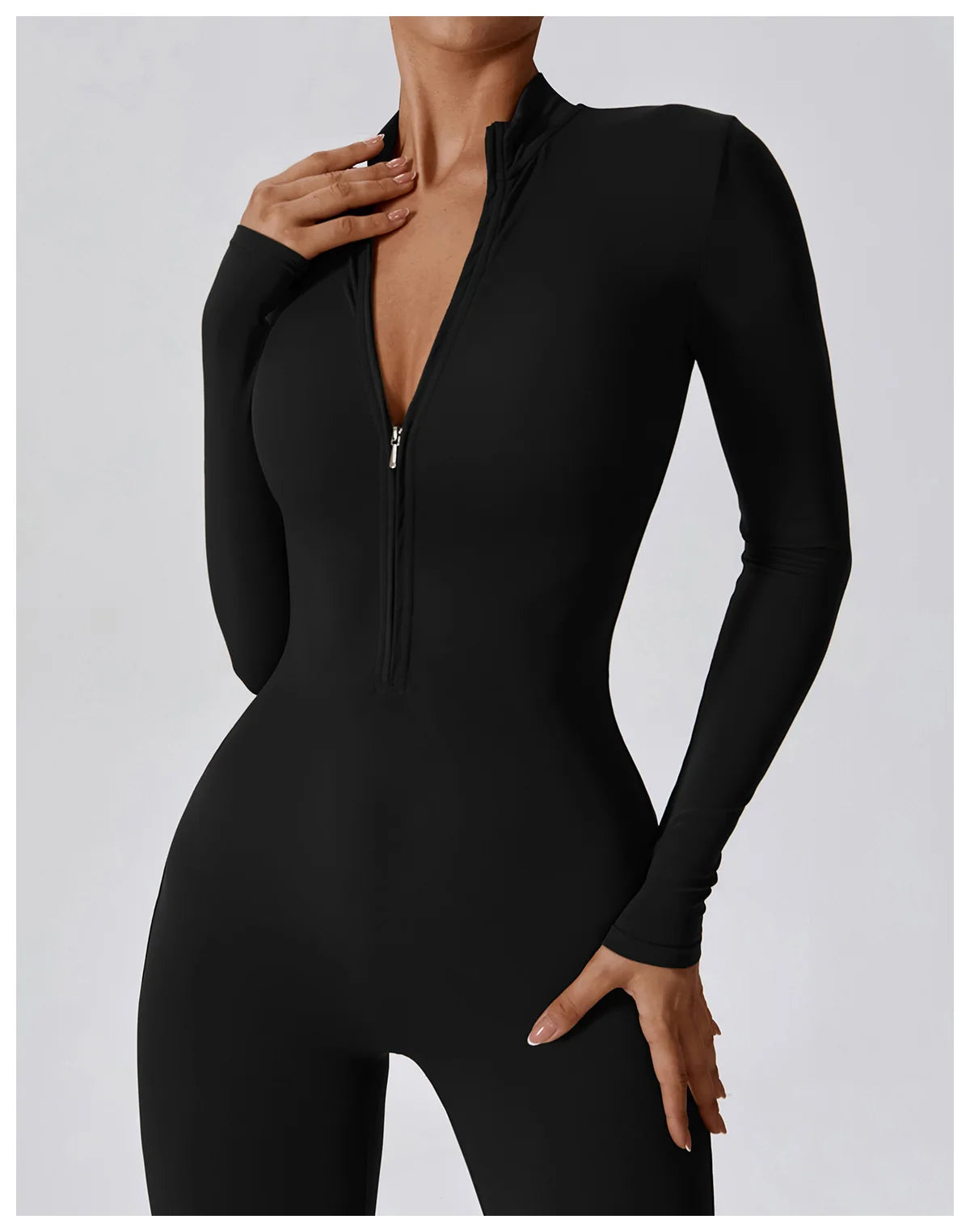 Yoga  Zipper Jumpsuits