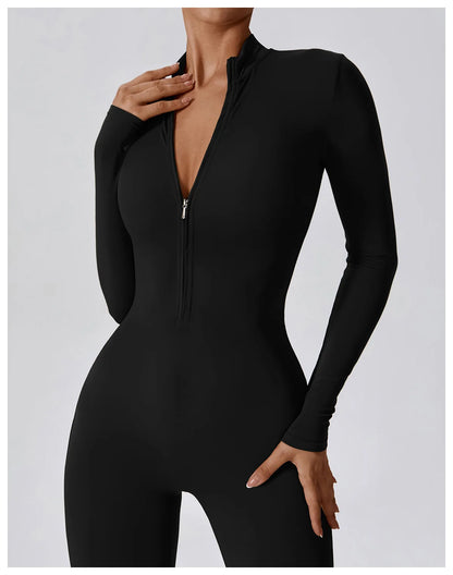 Yoga  Zipper Jumpsuits