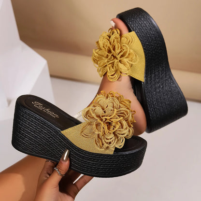 High Heel Slippers