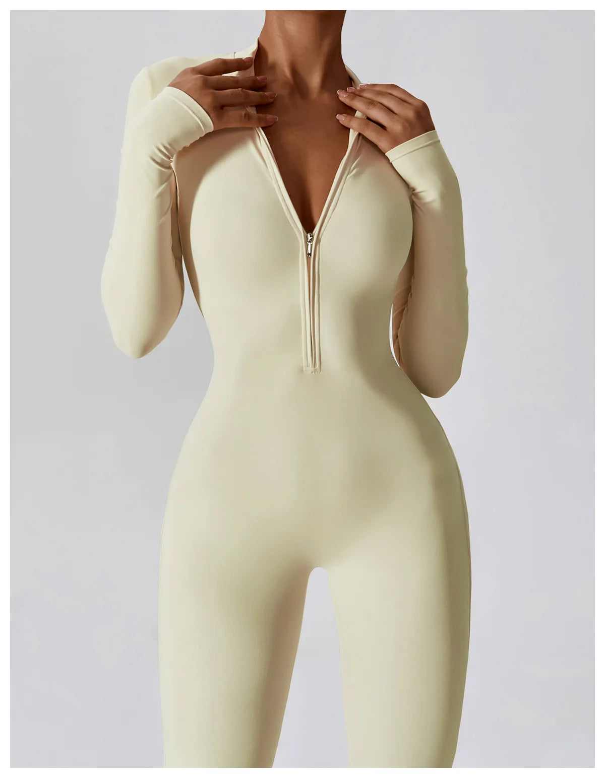 Yoga  Zipper Jumpsuits