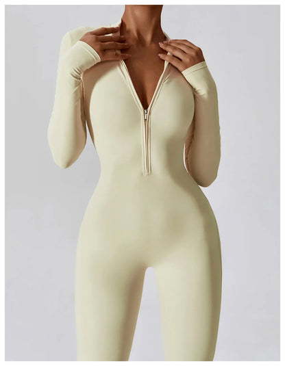 Yoga  Zipper Jumpsuits