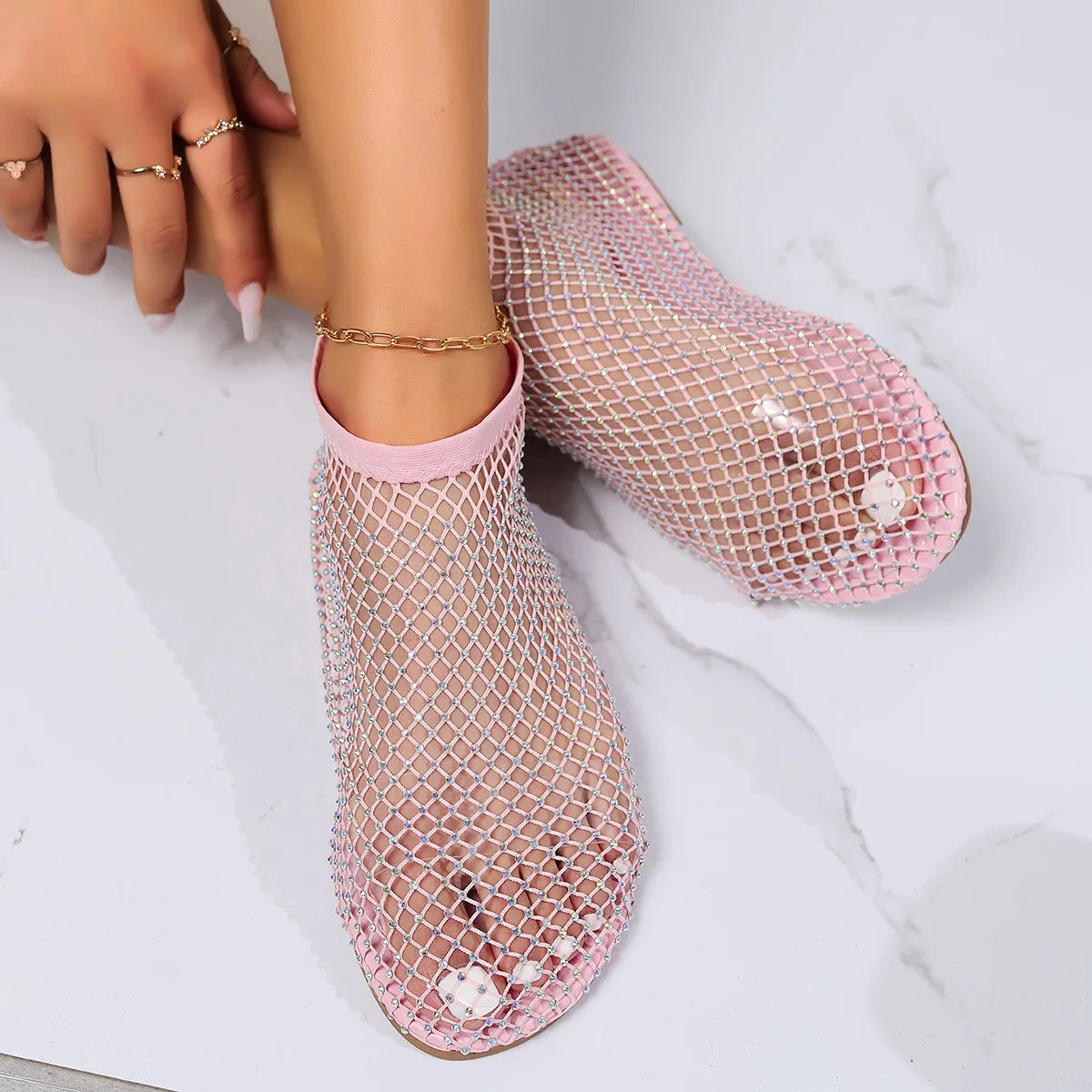 Flat Bottom Banquet  Sandals