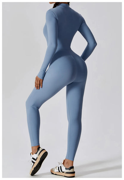 Yoga  Zipper Jumpsuits