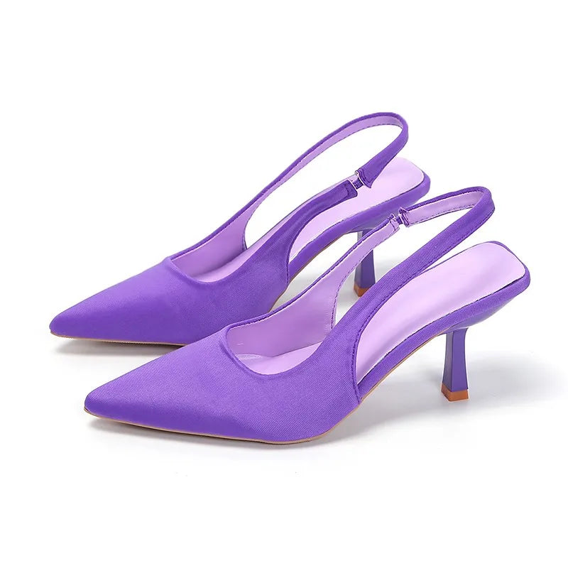 Heels Sandals Pointed Slingback