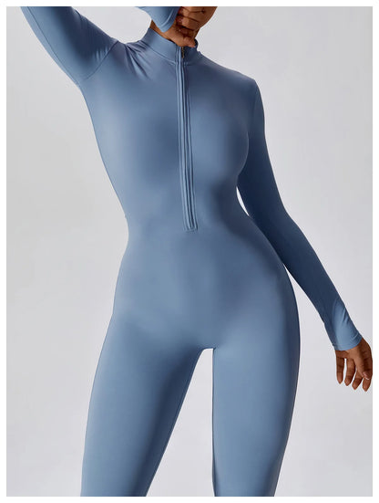 Yoga  Zipper Jumpsuits