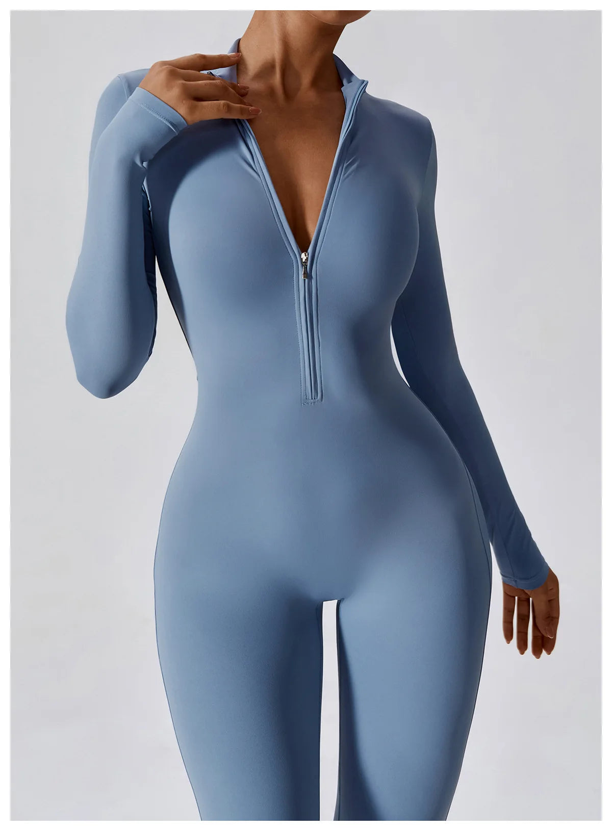 Yoga  Zipper Jumpsuits