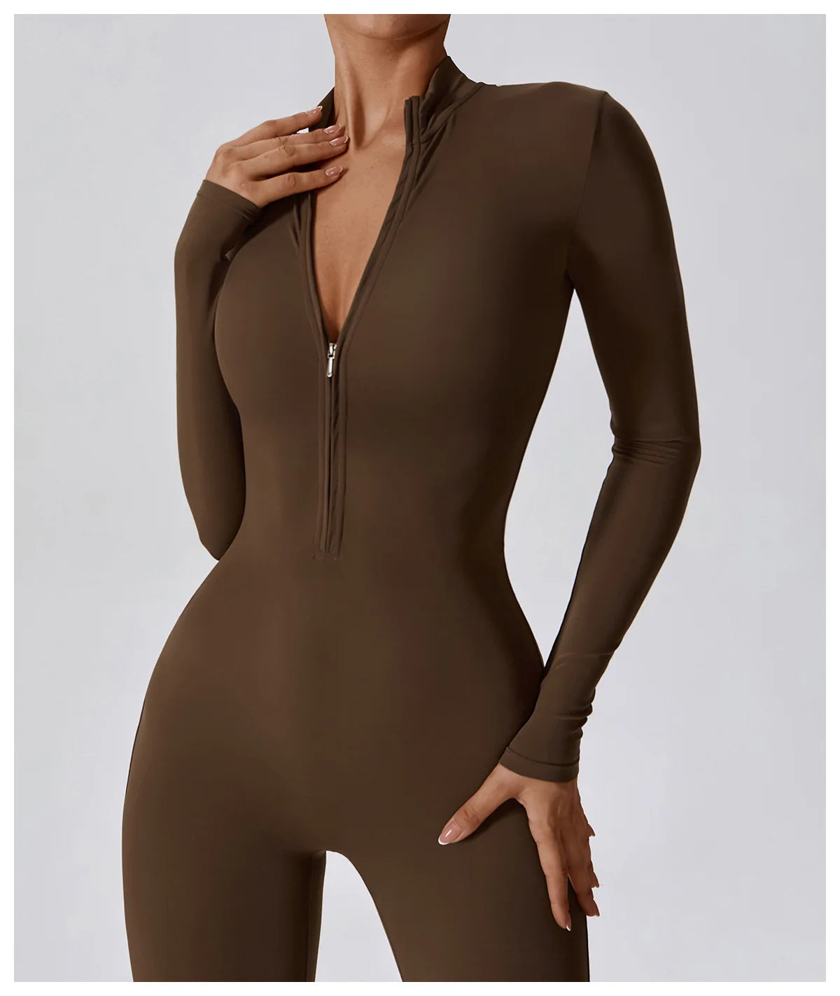Yoga  Zipper Jumpsuits