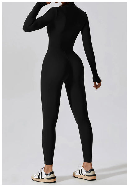 Yoga  Zipper Jumpsuits