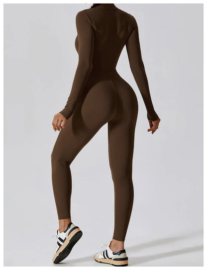Yoga  Zipper Jumpsuits