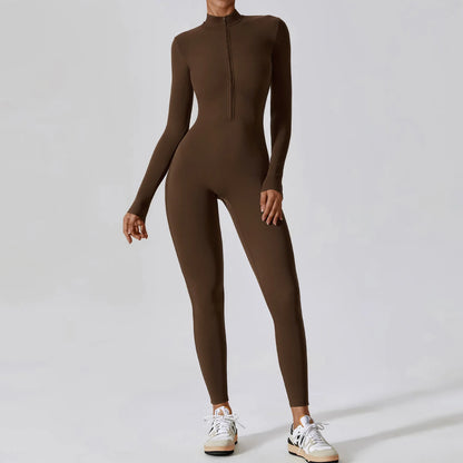 Yoga  Zipper Jumpsuits