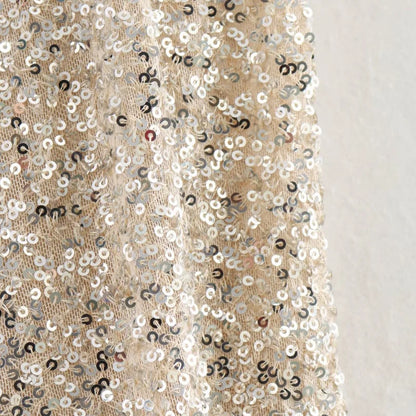 Paillette Silver Party Dress