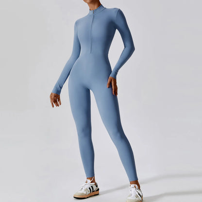 Yoga  Zipper Jumpsuits