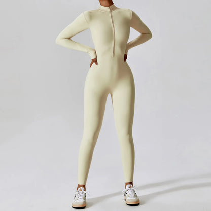Yoga  Zipper Jumpsuits