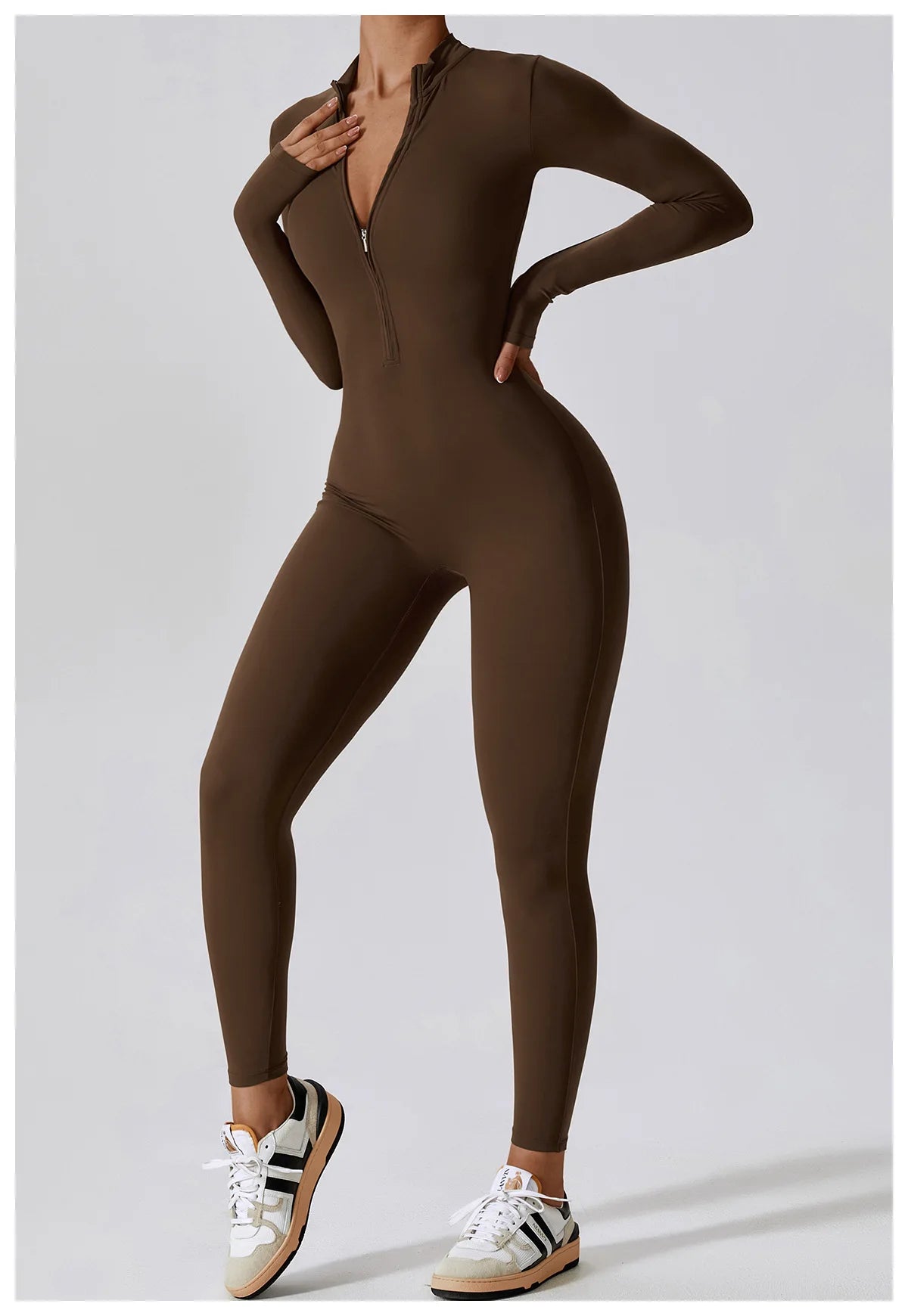 Yoga  Zipper Jumpsuits