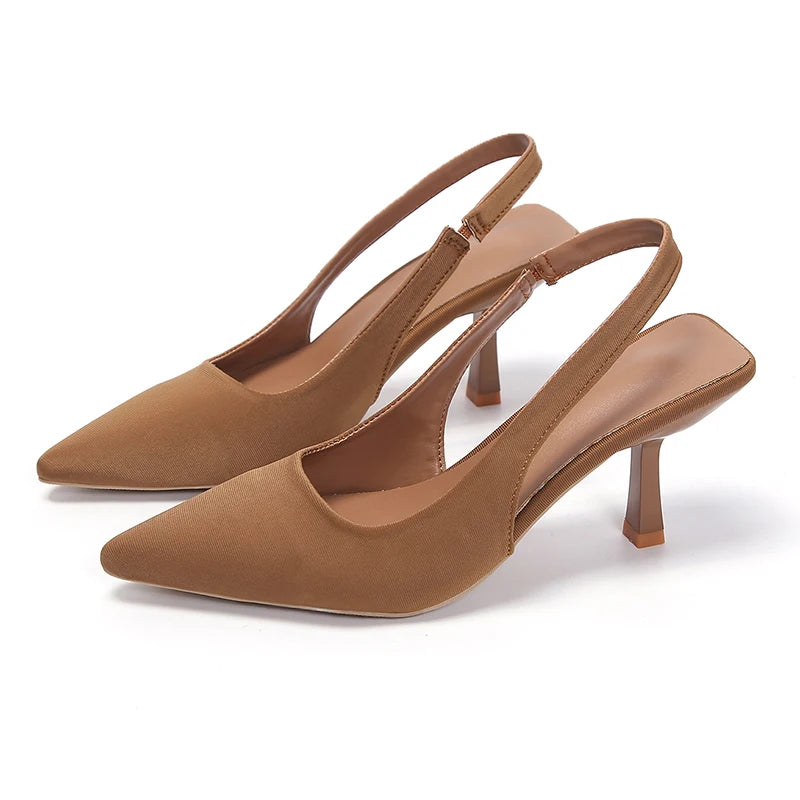 Heels Sandals Pointed Slingback