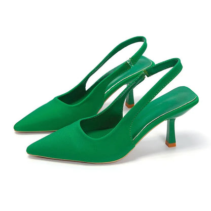 Heels Sandals Pointed Slingback
